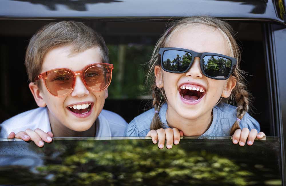 Viajar com crianças de carro