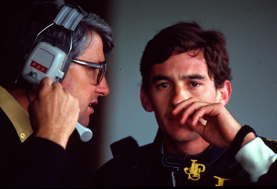 Senna e Peter Ward