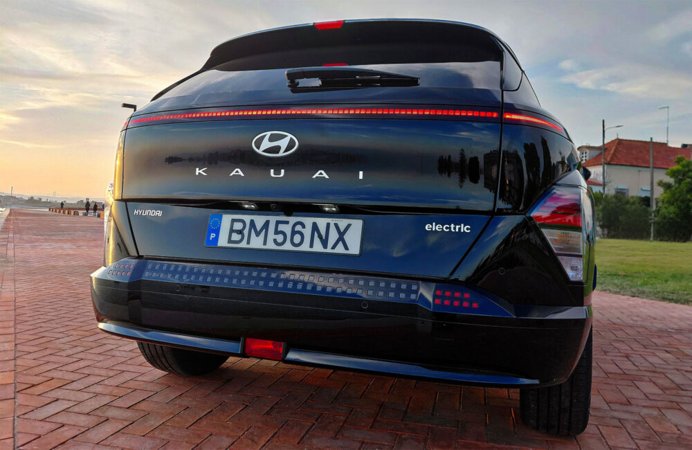 Hyundai Kauai EV Traseira Hyundai Kauai EV Traseira