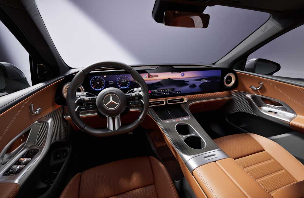 Mercedes-GLC-Elétrico-Tabliet-e-Bancos