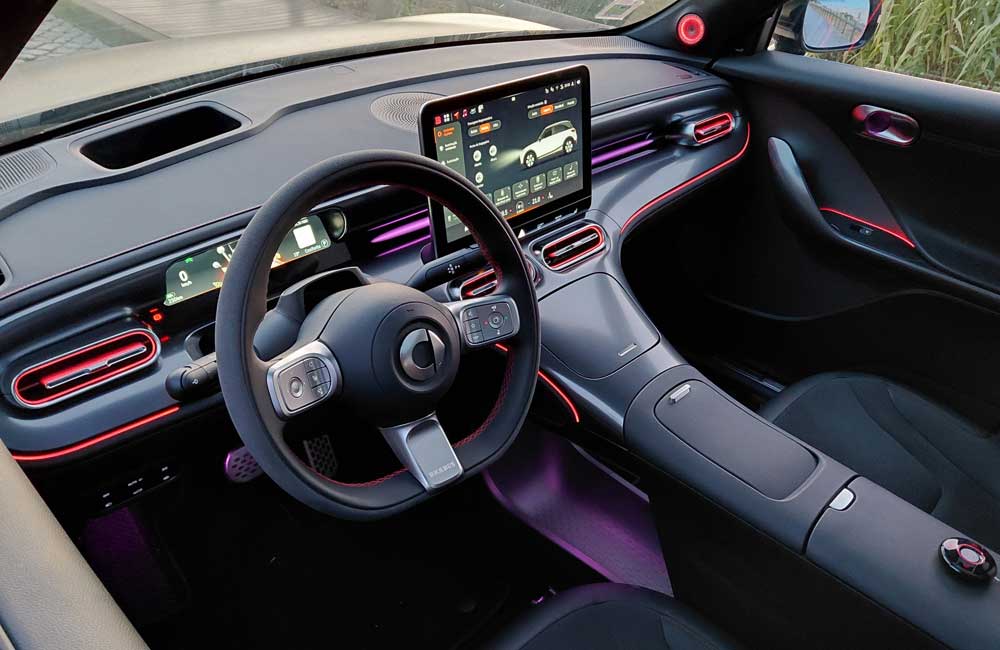 Smart #1 Tabliet Inteiro Interior Smart #1 Brabus